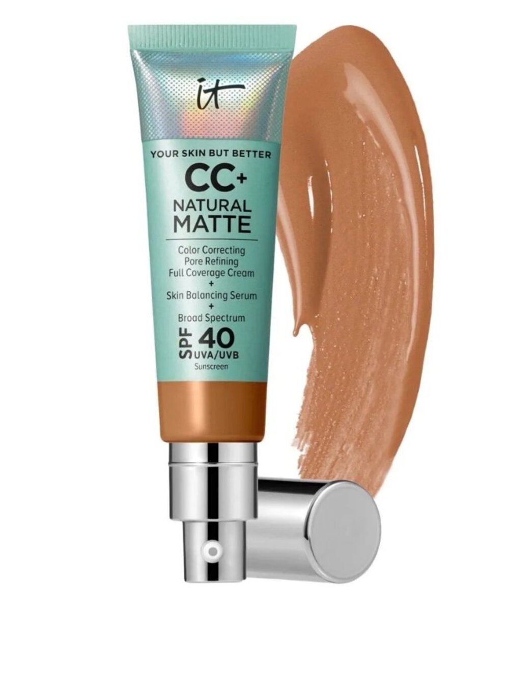 It cosmetics cc+ oil free matte foundation shade rich honey